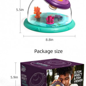 Kit de explorare pentru copii Science Can, plastic, multicolor, 13,9 x 22,3 cm - Img 2
