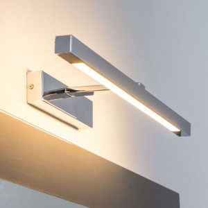 Lampa pentru oglinda Lievan, LED, metal/plastic, argintiu - Img 1
