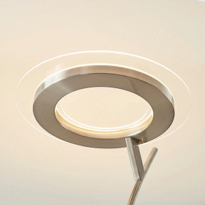 Lampadar Darion, LED, metal/sticla, transparent/argintiu, 31 x 41,7 x 180 cm - Img 2