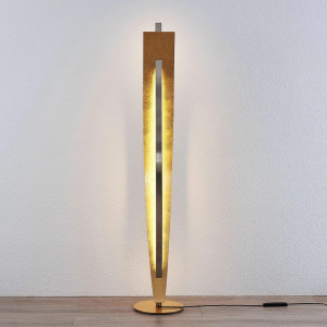 Lampadar Marija, LED, metal/plastic, auriu/argintiu, 25 x 140 cm - Img 7