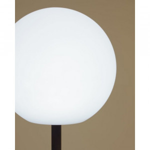 Lampadar Rubicon, LED, metal/sticla, alb/negru, 35 x 155 cm