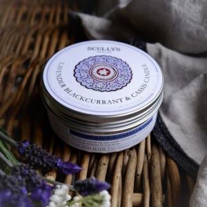 Lumânare Parfumată Lavandă Blackcurrant & Cassis, Scullys, 150 g, 30h - Img 2
