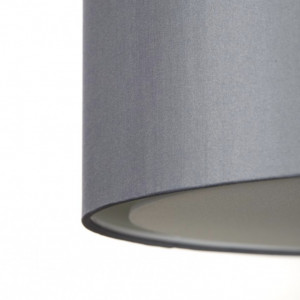 Lustra tip pendul Clarie metal/material textil, gri, rotunda, 1 bec, diametru 40 cm, 230 V, 60 W - Img 5
