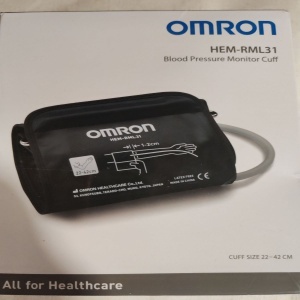 Manseta Omron Easy, 22-42 cm, Negru, Resigilat, Grad A