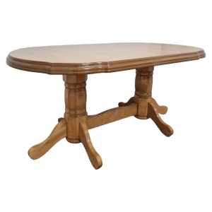 Masa extensibila living SB Nork stejar natur, 74x90x160/200 cm - Img 3