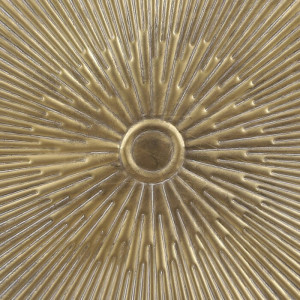 Masa laterala Glidewell, auriu, 48,5 x 40 x 40 cm - Img 3