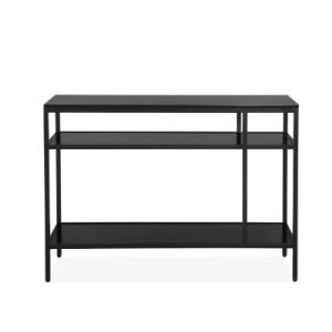 Masa tip consola Guido Maria, metal/MDF, negru, 110 x 40 x 77,5 cm