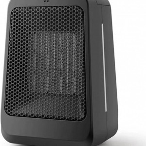 Mini incalzitor cu ventilator Yiko, negru, 15 x 11 x 23 cm, 1500 W - Img 1