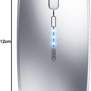 Mouse Wireless Inphic, argintiu, 1602 dpi, 12 x 7,8 cm