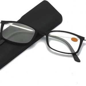 Ochelari de citit KoKoBin, plastic/acril, negru, 13,5 x 4,7 x 3 cm 