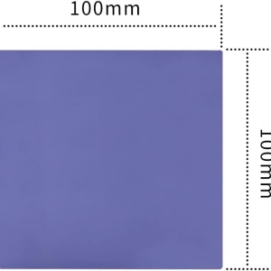 Pad termic pentru PC/laptop Hamgdyon, silicagel, violet, 100 x 100 x 2 mm