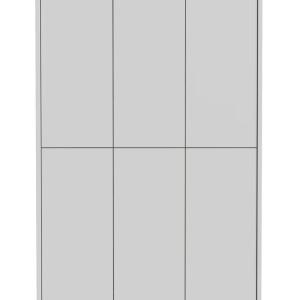 Pantofar / Dulap pantofi Xora, alb, 109,2/191,9/34,9 cm