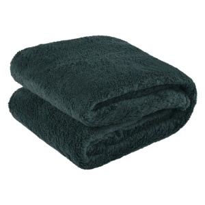 Patura catifelata teddy fleece, 150x200 cm, 100% poliester, 210gsm, Menta, Resigilat, Grad A