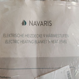 Patura termica electrica Navaris, gri, pufoasa, lavabila, 9 nivele de caldura, oprire automata, 180x130 cm, Resigilat, Grad A - Img 6