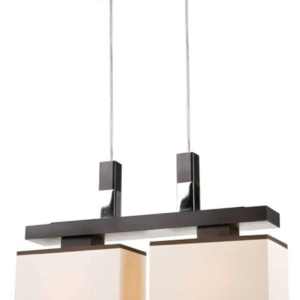 Pendul Lamkur Amelia, 2xE27, bej-wenge