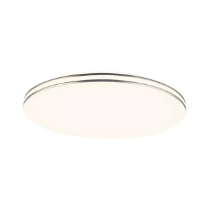 Plafoniera Albrecht, LED, metal/acril, alb/argintiu, 8 x 53 x 53 cm