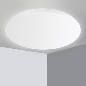 Plafoniera Beek LED de 12 W, plastic, alb, 30 x 30 x 6 cm