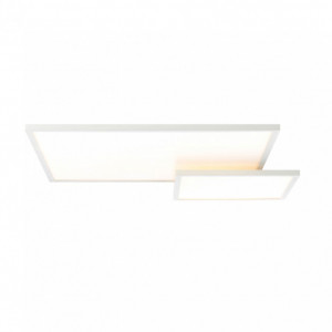 Plafoniera LED Bility II sticla acrilica/aluminiu, 1 bec, alb, 230 V - Img 5