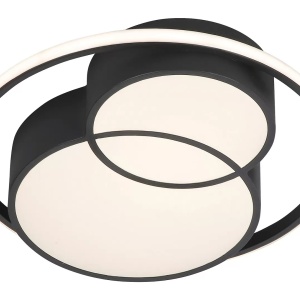 Plafoniera LED Rabalux Zenith, 40W, alb-negru