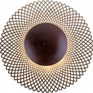 Plafoniera NEVIS, LED, metal, maro, 16 x 45 cm - Img 4