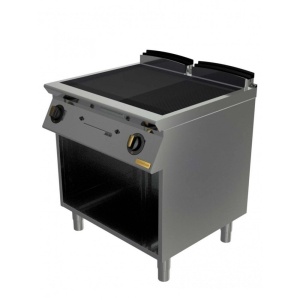 Plita Gaz Profesionala Neteda-Striata Koncar PRO12RO8070 Optima, inox, 14 kW, 800 x 730 x 875 mm, Resigilat