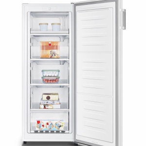 Produs Resigilat Congelator Heinner HFF-N165F+, Clasa energetica: F, Capacitate totala: 165 L, Control mecanic cu termostat ajustabil, 5 compartimente congelator, Usa reversibila, Capacitate congelare: 7.6kg/24h, nivel de zgomot: 40dB - Img 2