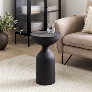 Produs Resigilat Masuta laterala Re-Bloom Cota, metal, 36x36x56 cm, 10 kg, negru - Verificat A - Img 3