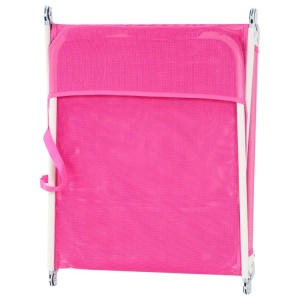 Produs Resigilat Sezlong extensibil Re-Bloom Kastoria, plasa/PVC/otel, 52x185x20-80 cm, 120 kg, fuchsia - Verificat A - Img 3