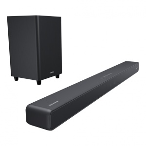 Produs Resigilat SOUNDBAR HORIZON HAV-S5950W / System 2.1 / Max Audio Power 160W (40W x2 + 80W) / Digital Optical / AUX (3.5mm) / HDMI-ARC (CEC) / BT 5.4 / USB Playback / DOT-Matrix Display / Remote + Button Keys - Img 3