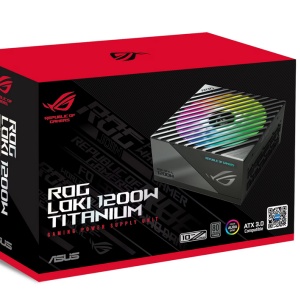 Produs Resigilat Sursa ASUS ROG LOKI 1200W 80+ Titanium, Active PFC, ATX 3.0, Protectii OPP/OVP/UVP/SCP/OCP/OTP, ROHS, ARGB, SFX-L
