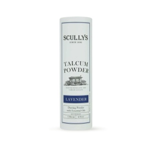 Pudră De Talc Scullys, Lavandă, 130 g