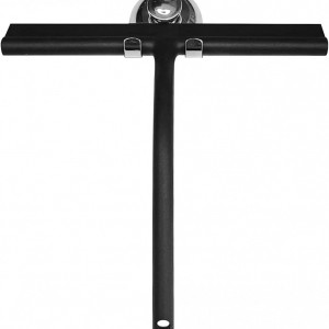 Racleta cu suport KDWOA, silicon/cauciuc, negru, 19,3 x 23,5 cm - Img 1