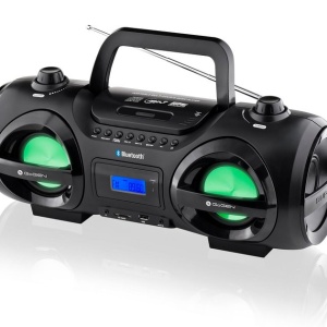 Radio FM cu CD si Bluetooth GoGEN CDM 425 SUBT, 25 W, CD, MP3, USB, SD card, telecomanda, negru - Img 3