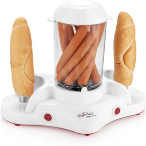 RESIGILAT - Aparat de preparat Hot Dog GALLET Gourmet MAH502, 380 W, 2 tepuse, accesorii pentru oua
