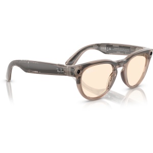 RESIGILAT Ochelari Smart Ray-Ban Meta Headliner, Marime M, Negru, 32 GB stocare, Camera Foto 12mp, 5 microfoane, difuzoare, Wifi 6, Meta AI, Standard, Saffron-Yellow Transitions, Bej-Lucios