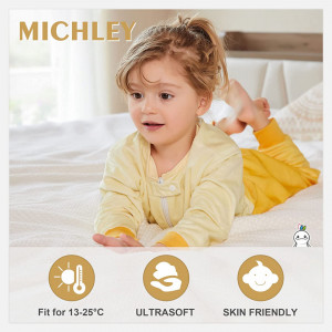 Sac de dormit cu maneca lunga pentru copii MICHLEY, poliester, multicolor, 4-5 ani, - Img 3