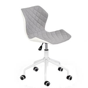 Scaun birou copii HM Matrix 3, gri/alb - Img 1