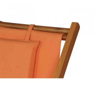 Scaun de gradina ArAgon, portocaliu, 110 x 58 x 90 cm - Img 5