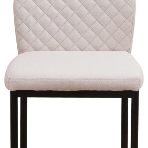 Scaun Mia din microfibră bej - Img 4