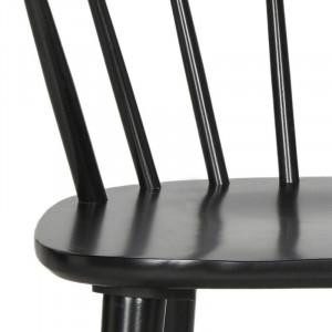 Set 2 scaune Parishville, negru, 75,95 cm H x 54cm L x 52cm D - Img 2