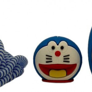 Set de 3 accesorii de protectie a cablului de incarcare Enzuis, PVC, multicolor