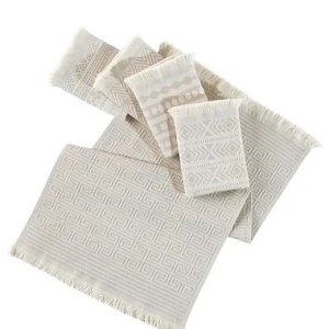 Set 5 prosoape, bumbac 100%, 38x65 cm, 270g/m², lavabil 40°C, bej - Verificat A · Re-Bloom - Img 3
