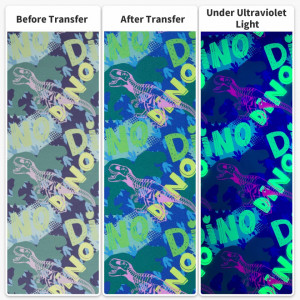 Set 8 folii de vinil pentru transfer WOWOCUT, multicolor, 30 x 30 cm