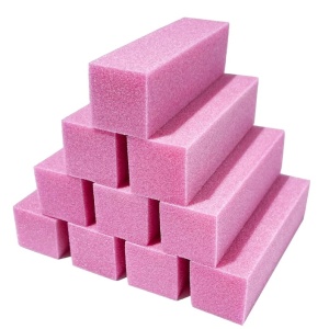 Set de 10 buffere pentru unghii Lofuanna, acrilic, roz, 9.5 x 2.5 x 2.5 cm - Img 7