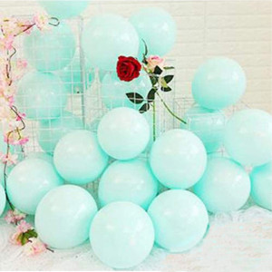 Set de 100 de baloane pentru petrecere JIASHA, latex, verde, 25 cm - Img 3