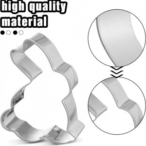 Set de 12 forme pentru prajituri GuKKK, model Paste, otel inoxidabil, argintiu - Img 5