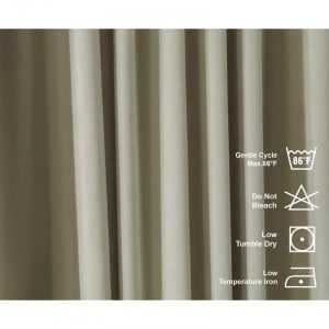 Set de 2 draperii Lilijan Home & Curtain, poliester, gri, 140 x 375 cm