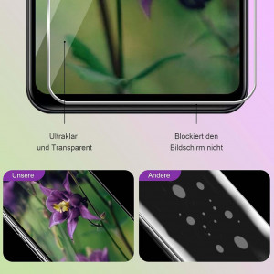 Set DE 2 folii de protectie ecran Huawei P30 Lite REROXE, sticla poliuretanica, transparent - Img 6