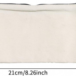 Set de 2 pungi pentru depozitare HEIGOO, panza, bej, 21 x 13 cm - Img 5