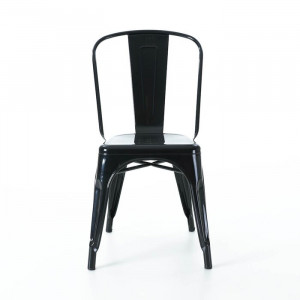 Set de 2 scaune Alsafi, negru, 72 x 40 x 40 cm - Img 2